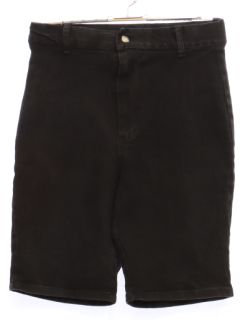 1990's Womens Black Denim Jeans Shorts