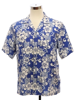 1990's Mens Crisp Cotton Hawaiian Shirt