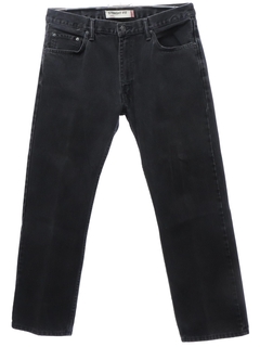 1990's Mens Grunge Levis 505 Black Denim Jeans Pants