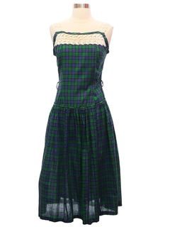 1960's Womens Cotton Dress