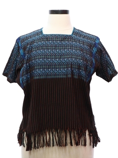 1970's Womens Guatemalan Style Shirt