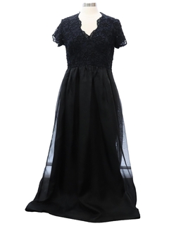 1950's Womens Fab 50s Beaded Prom or Cocktail Dress