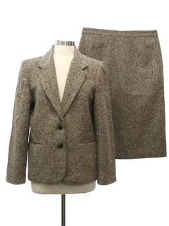 1980's Womens Wool Suit