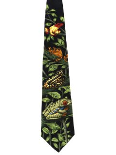1990's Mens Collectible Endangered Species Necktie