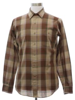 1980's Mens Lee Plaid Shirt