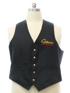 1990's Mens Cattlemans Steakhouse Uniform Suit Vest