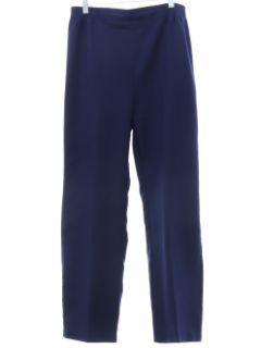 1980's Womens Dark Blue Knit Pants