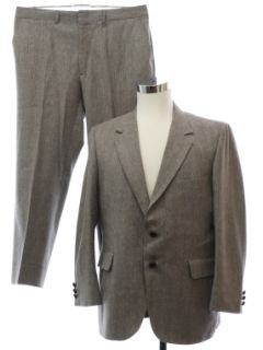 1980's Mens Nudelmans Three Piece Suit