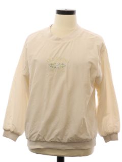 1990's Womens Nylon Golf Sweatshirt