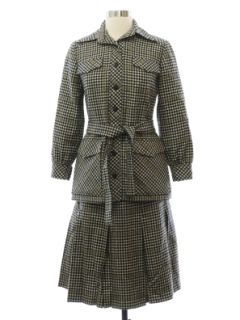 1970's Womens Blended Wool Suit