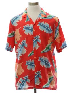 1980's Mens Island Style Shirt