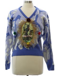 1980's Womens Vintage Krampus Ugly Christmas Sweater