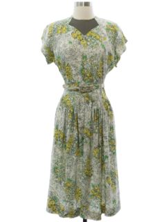 1940's Womens Patti Ellen  Fab Forties Dress