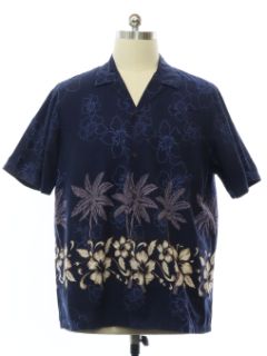 1990's Mens RJC Cotton Hawaiian Shirt