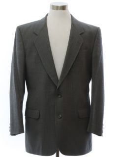 1990's Mens Wool Pinstriped Blazer Sport Coat Jacket