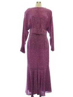 1980's Womens Diane Von Furstenberg Designer Dress
