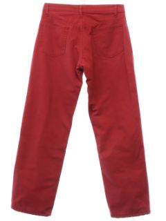 1990's Womens Fleece Lined Canvas Jeans Pants