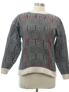 1980's Womens Jayson Younger Preppy Designer Sweater