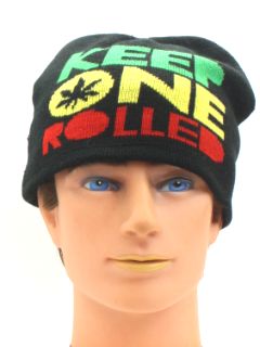1990's Unisex Accessories - Keep One Rolled Beanie Hat