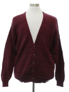 1990's Mens Cardigan Sweater