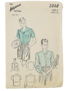 1940's Mens/Childs Pattern