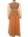Retro 1970's Cocktail Dress (Missing Label) : 70s -Missing Label