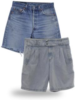 80s shorts denim