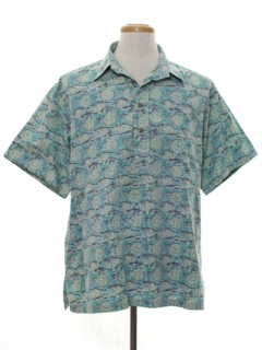 Fish Print Hawaiian Shirts