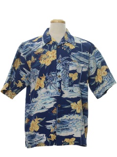 Fish Print Hawaiian Shirts