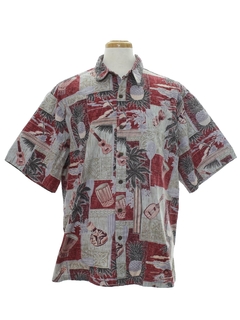 Palm Tree Print Hawaiian Shirts