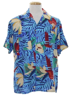 Parrot Print Hawaiian Shirts