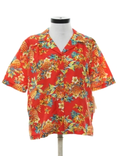 Palm Tree Print Hawaiian Shirts