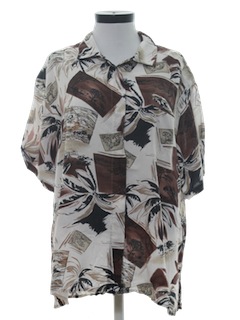 Palm Tree Print Hawaiian Shirts