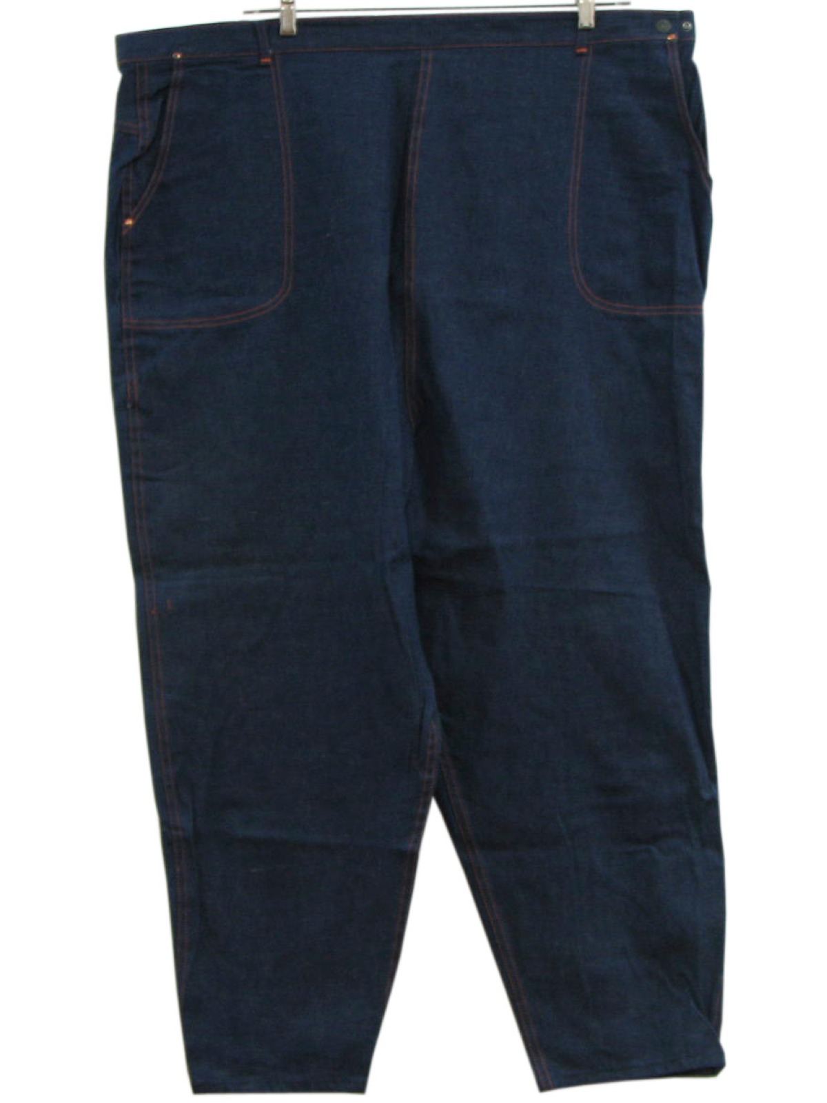 No Label Fifties Vintage Pants: 50s -No Label- Womens New-Old dark blue ...