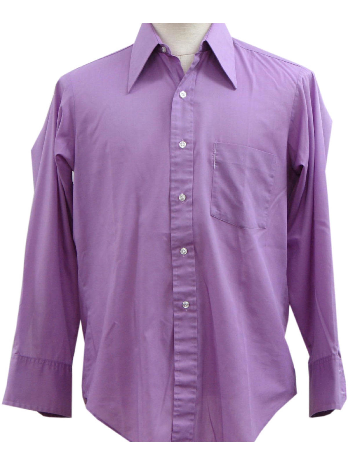 1970's Shirt (Kent Collection): 70s -Kent Collection- Mens violet ...