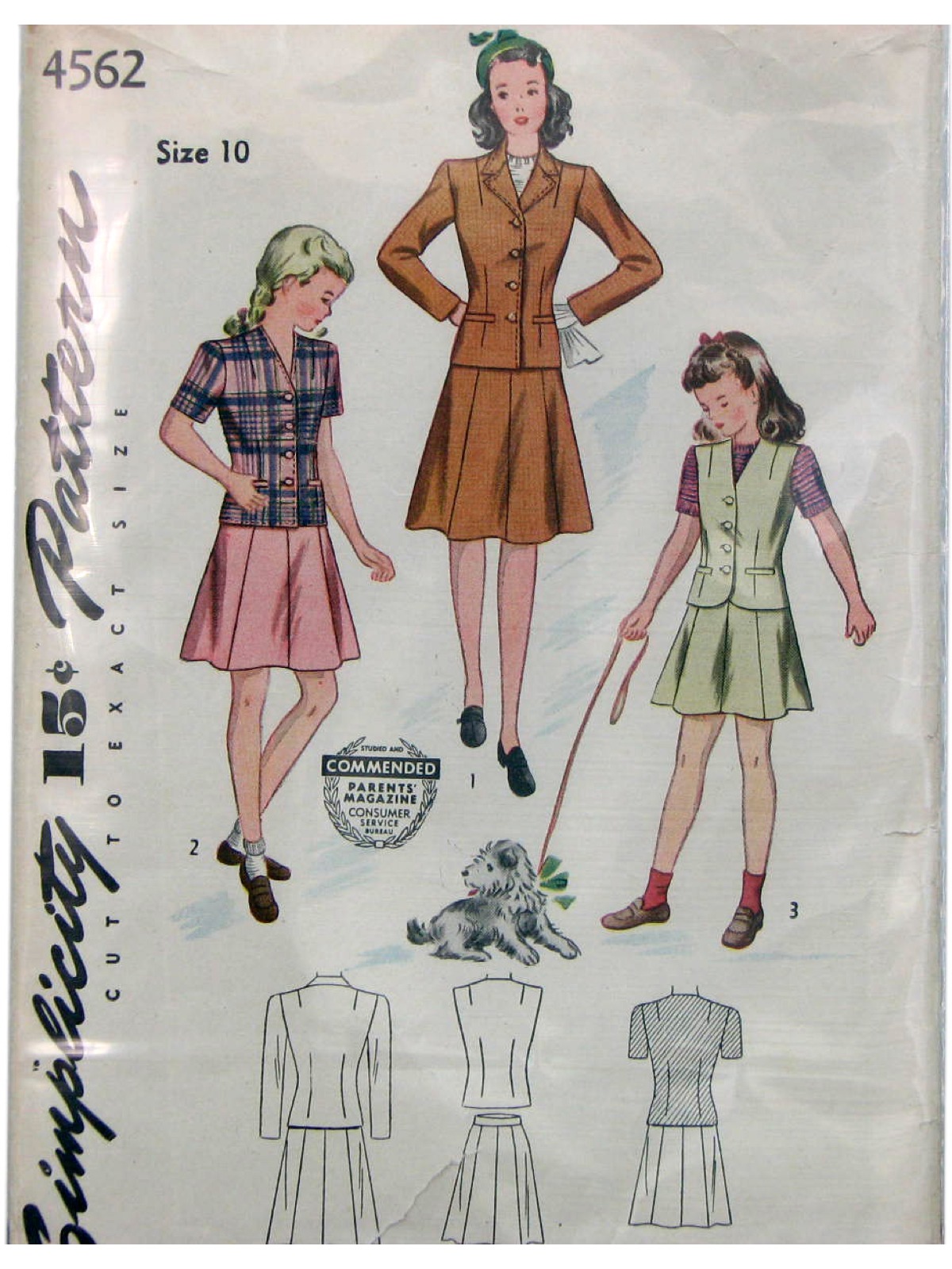 Buy Vintage 1954 Simplicity 4871 Sewing Pattern Misses' Two-piece Suit Size  13 Bust 31 Online in India - Etsy