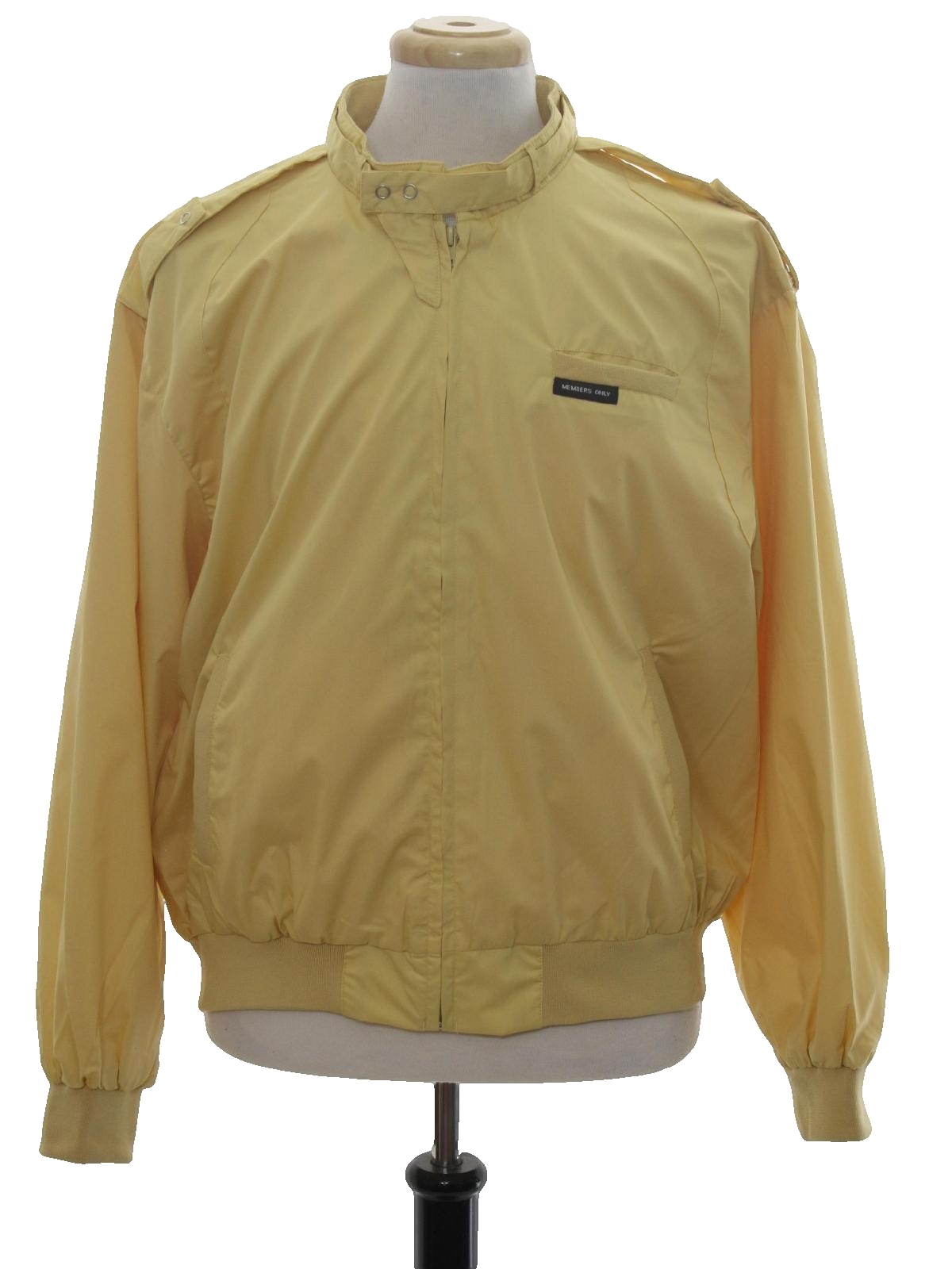 80s Vintage Members Only Jacket: 80s -Members Only- Mens yellow butter ...