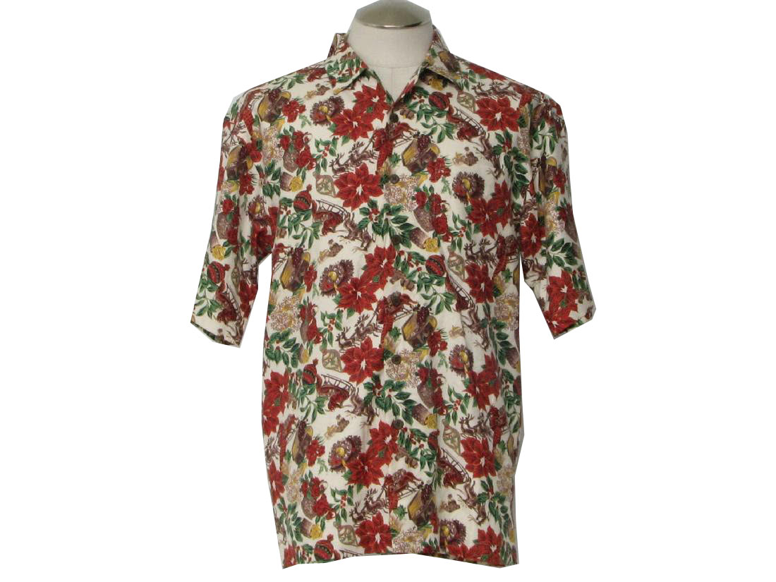 ugly christmas button up shirt