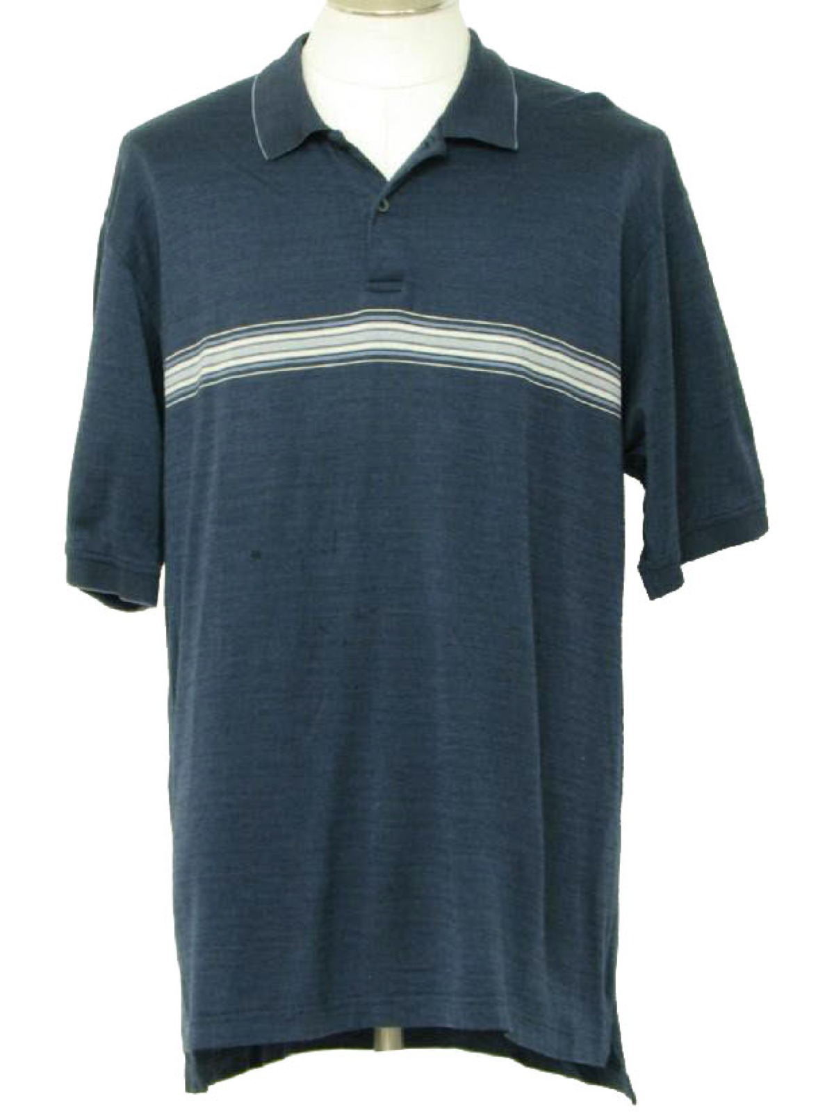 Retro 1990's Shirt (Izod) : 90s -Izod- Mens navy, gray, pale blue ...