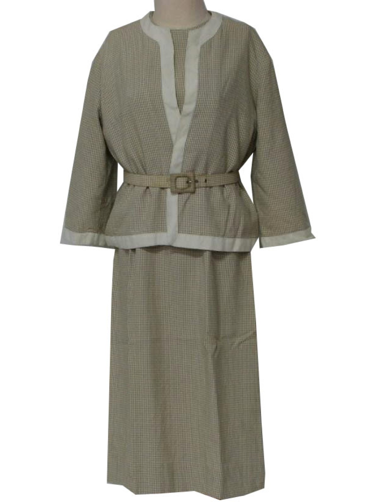 Vintage 60s Jacket: 60s -Label Missing- Womens blended synthetic fiber ...