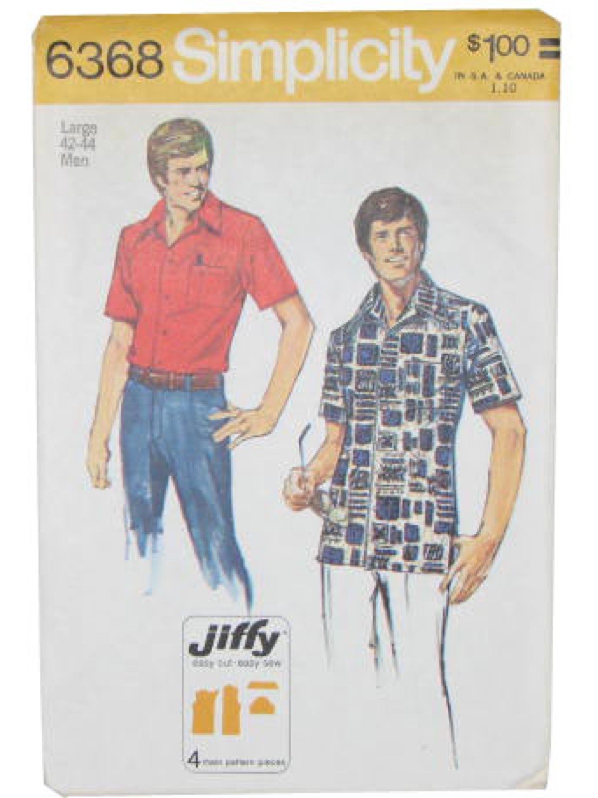 70s Retro Sewing Pattern 70s Simplicity 6368 Sewing pattern for