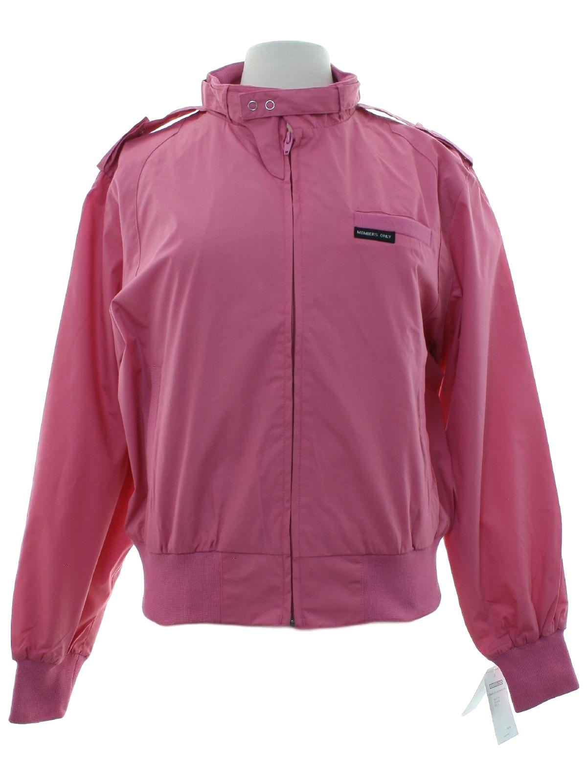 Members Only Eighties Vintage Jacket: 80s -Members Only- Womens pink ...