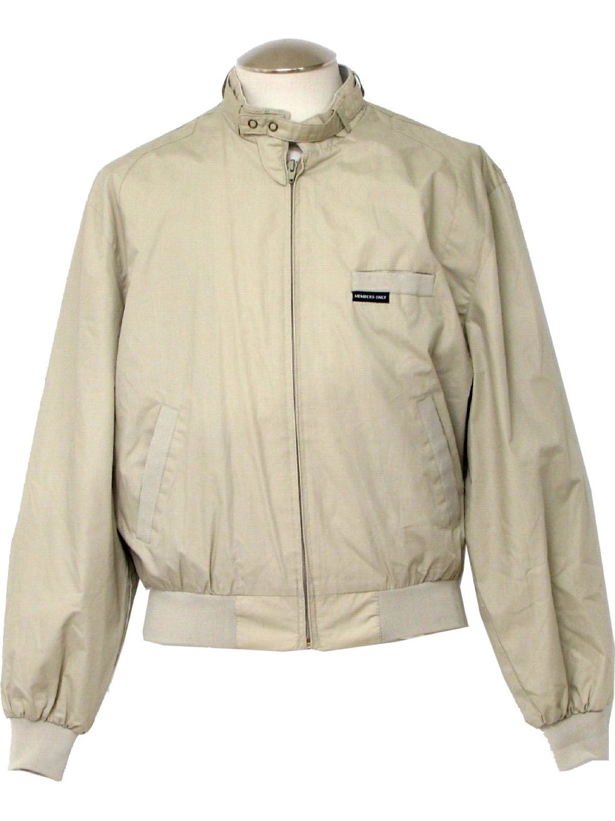 1980's Vintage Members Only Jacket: 80s -Members Only- Mens tan cotton ...