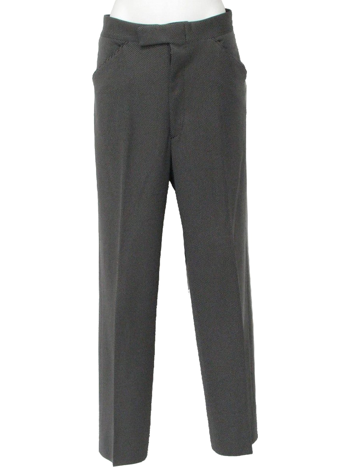 60's Vintage Pants: 60s -Gulf Stream- Mens grey and black stripe print ...