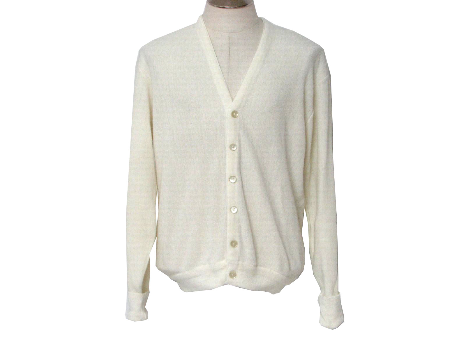 mens white cardigan sweater