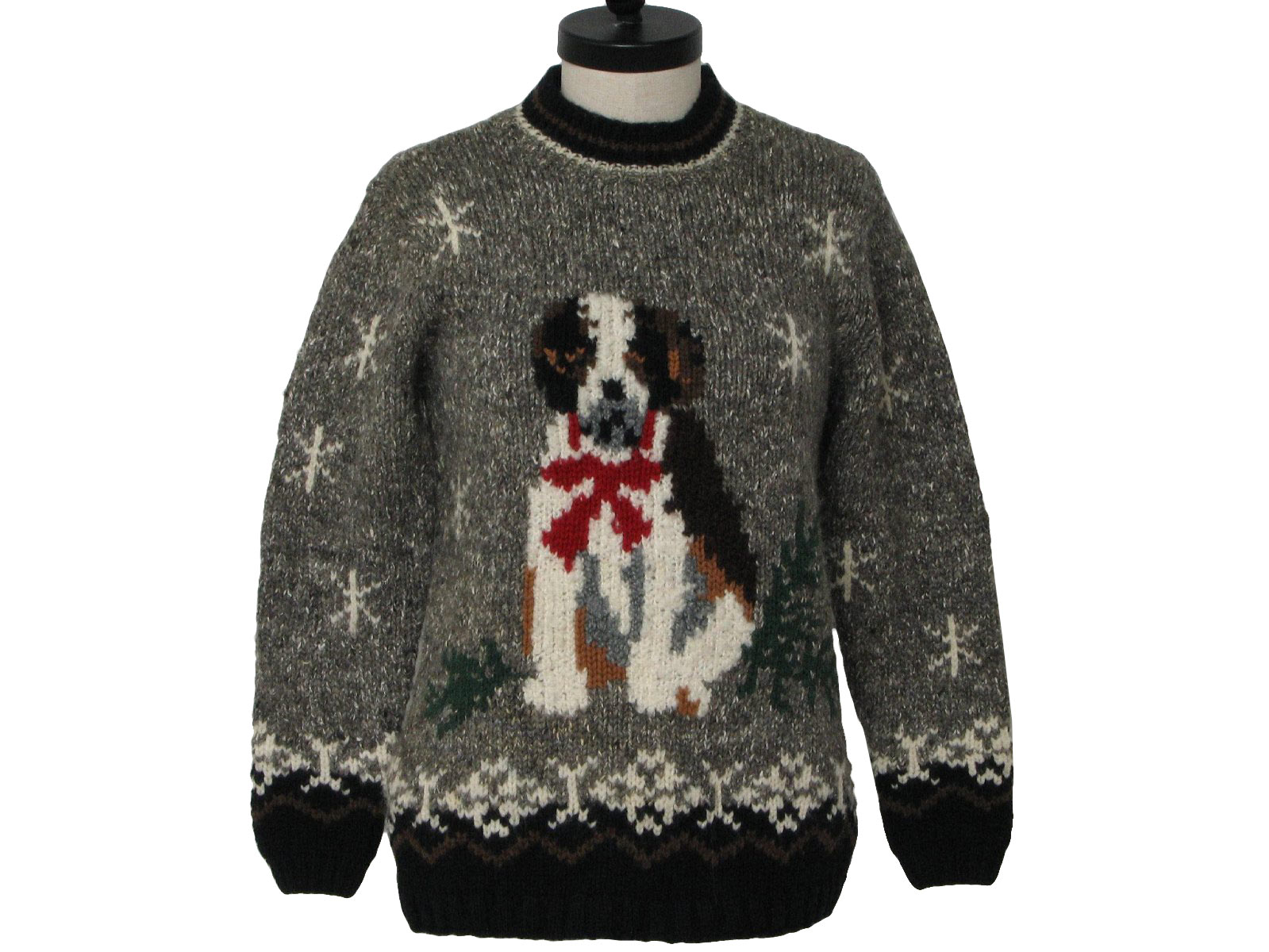 saint bernard ugly christmas sweater