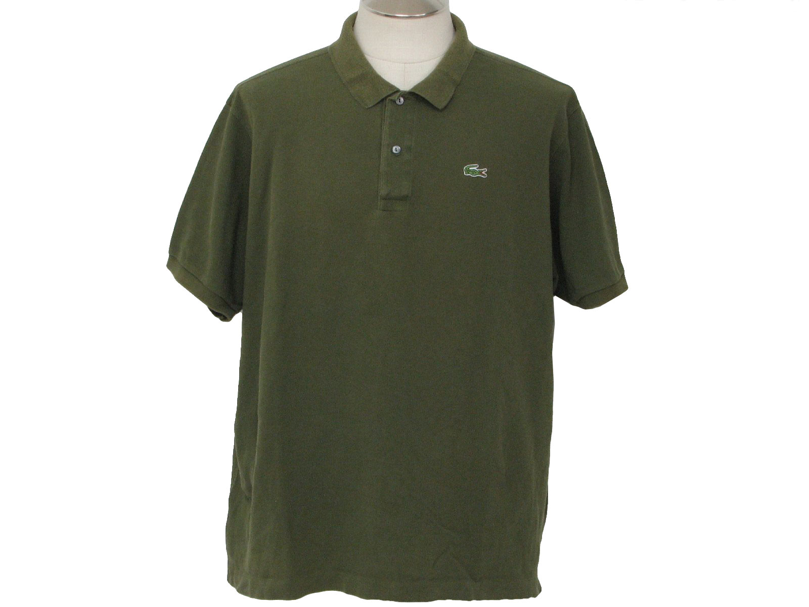 olive green lacoste shirt