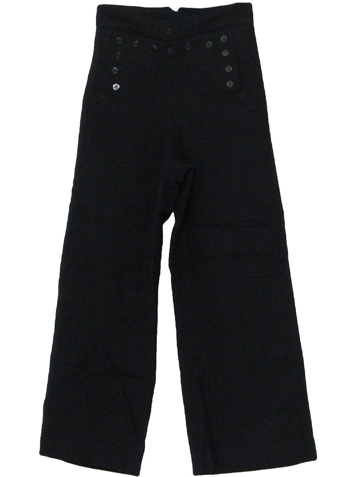 Retro Sixties Bellbottom Pants: 60s -Navy Issue- Mens midnight blue ...