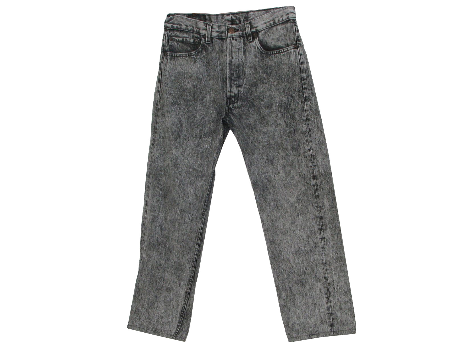 mens black stone washed jeans