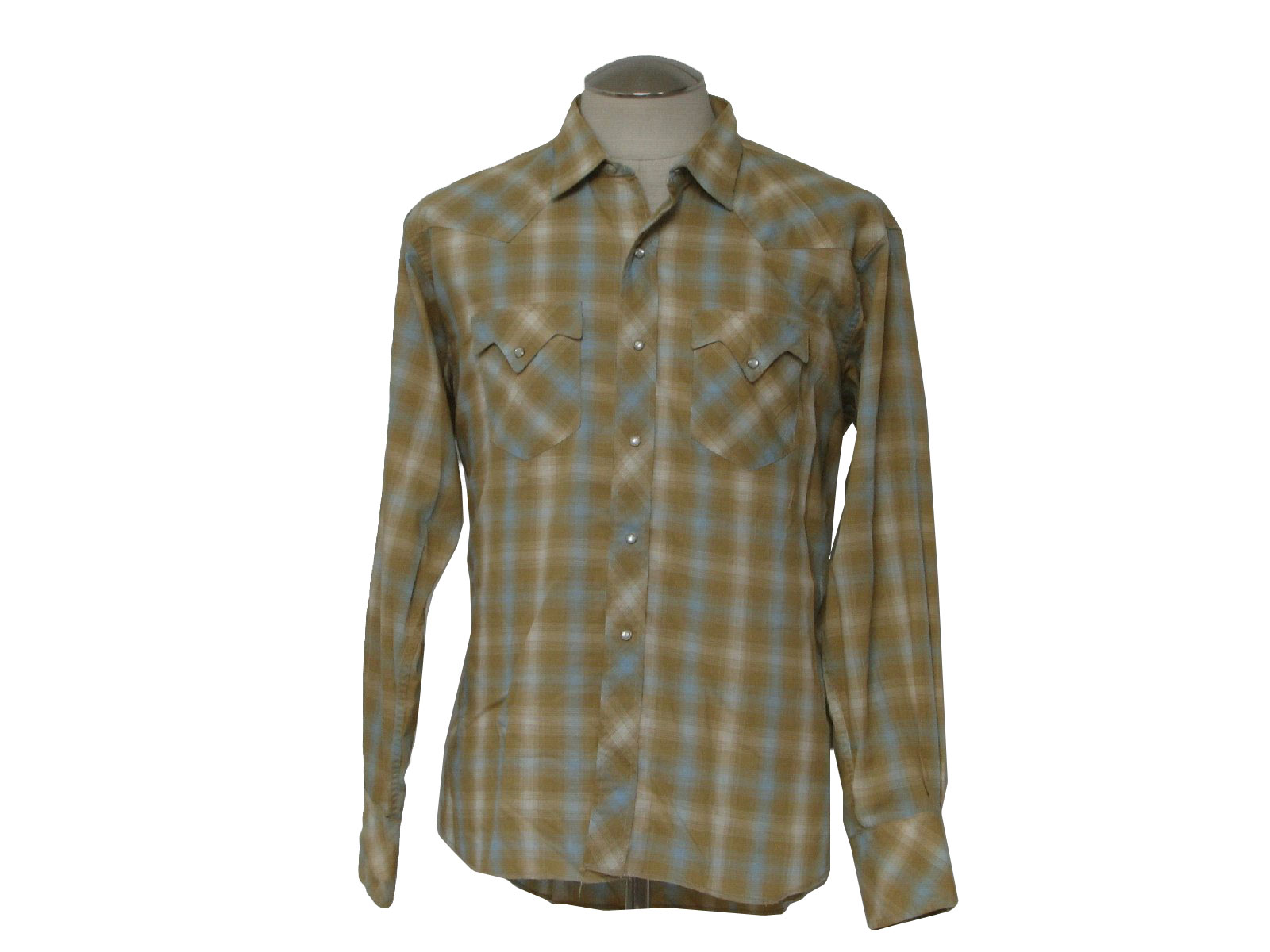 Download Sears 1960s Vintage Western Shirt: 60s -Sears- Mens yellow ...